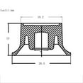 thumbnail image 3 of 4 Pcs Guitar Speed Control Knobs 2 Volumes 2 Tones Knob for LP SG Electric Guitar, 3 of 11