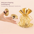 thumbnail image 5 of Finger Cymbals, Hand Cymbal Belly Dance Zills with Elastic Band, Percussion Music Instrument for Kids, Adults Pair, 5 of 6