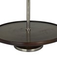 thumbnail image 4 of DecMode 14" x 25" Dark Brown Mango Wood  Tiered Server with Aluminum Bases, 1-Piece, 4 of 7