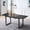 Black, variant on Lecut Oval Extendable Dining Room Table for 4-8 People, Extendable from 40" to 71", Modern Wooden Dining Table with MDF Tabletop and Metal Frame, Oval Kitchen Table for Home, Office,Oval White