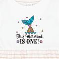 thumbnail image 4 of Inktastic Mermaid 1st Birthday 1 Year Old Girls Baby Dress, 4 of 5