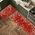 thumbnail image 5 of Costeam Valentine’s Day 2-Piece Kitchen Floor Mats Set for Home Bedroom Entrance Bathroom Door Anti-Fouling Carpet Decor, 5 of 6