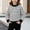 Black, variant on Girls Striped Pullover Sweater Ribbed Cuffs, Long Sleeve Round Neck Warm Loose Casual Knit Jumper for Daily Wear Gray Size 5-6