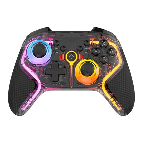 Atom Games Control Pro Neon Para NSW2 Negro