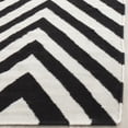 thumbnail image 3 of Safavieh Dhurries Deborah Geometric Area Rug, Black/Ivory, 4' x 6', 3 of 9