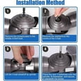 thumbnail image 2 of Compatible with V10 V11 V15 vacuum cleaner accessories 100W direct drive suction connector adapter + V-shaped ball wheel, 2 of 5