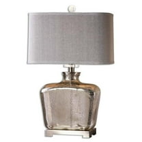 Bowery Hill Contemporary Mercury Glass Table Lamp