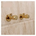 Angle Valve Gold Solid Brass Wall Mount Angle Valve for Toilet