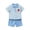 0-Blue&259, variant on Tiijoy Infant Boys Outfits Cotton Striped Short Sleeve Polo Shirt Shorts Set, Sizes 18-24M