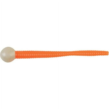 Berkley PowerBait Floating Mice Tails Fishing Bait, Pearl White/Fluorescent Orange, 3in | 8cm