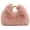 Pink, variant on Women Small Faux Fox Fur Clutch Bag Mini Furry Evening bag Plush Shoulder Bag Crossbody Bag Hobo Bag Handbag