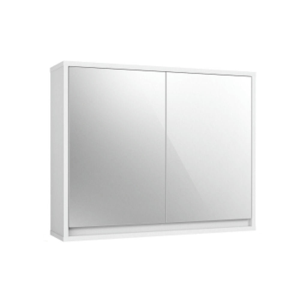 Finihen Bathroom Wall Cabinet, Wall Mounted Bathroom Mirror Cabinet, 2-Door Wall-Mounted Bathroom Mirrored Medicine Cabinet, for Bathroom, White Finihen Bathroom Wall Cabinet, Wall Mounted Bathroom Mirror Cabinet, 2-Door Wall-Mounted Bathroom Mirrored Medicine Cabinet, for Bathroom, White