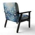 thumbnail image 5 of Designart "Winters Flowers Embrace Pointillism" Upholstered Landscape & Nature Accent Chair and Traditional Arm Chair - Multiple Color & Pattern, 5 of 7