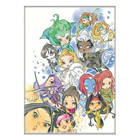 Ata-Boy Marvel Comics© Magnet - X-Men #12 Peach Momoko Variant Storm, X-23 Cover 2.5" x 3.5" X-Men Magnet for Refrigerators, Whiteboards & Locker Decorations…
