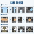 thumbnail image 3 of Tabla plegable para ropa Geniusidea para camisas, color negro, 3 of 7