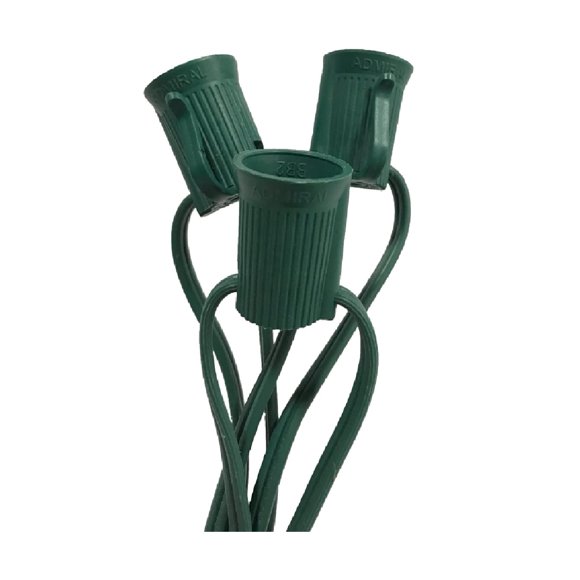 Luces brillantes navideñas Cord Reel C9, color verde, 152 m