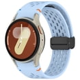 thumbnail image 1 of 22MM FE correa de silicona reloj deportivo con cierre desplegable transpirable agujero de diseño, 1 of 5