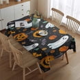 thumbnail image 5 of Rectangle Table Cover Spooky Halloween Ghost Bat spider Table Cloth,Modern Foldable Table Covers for Picnic Gathering Halloween Fall Thanksgiving Christmas, 5 of 5