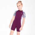 thumbnail image 3 of Naiovety DIVE SAIL Pantalones cortos de manga corta Traje de neopreno Deportes transpirables Pieles de buceo Niñas Surf Cool Body Feeling Niños Snorkel Deportes acuáticos Púrpura M Naiovety OD003676-02, 3 of 6