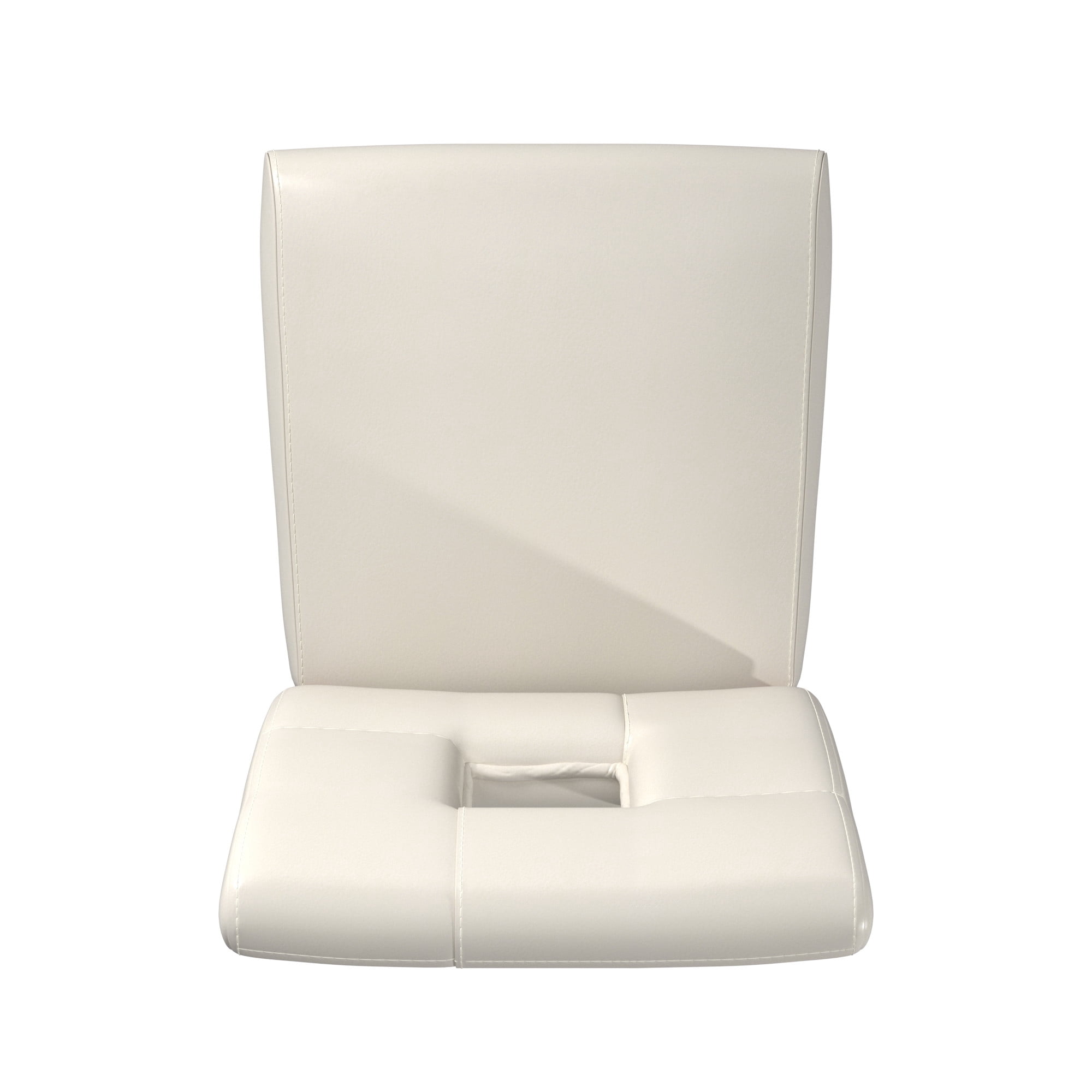 Weston Home Sive White Faux Leather Dining Chairs, Set of 2