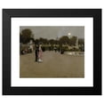 thumbnail image 2 of John Singer Sargent 24x20 Black Modern Framed Museum Art Print Titled - Luxembourg Gardens at Twilight (1879), 2 of 5