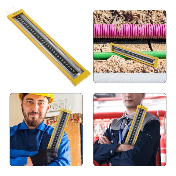 FOMIYES U Tube Manometer Stainless Steel Yellow Pressure Tool for Gas Testing