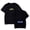 Black, variant on Paytonking T-Shirt Round Neck Short Sleeved Shirt Fashion Printed Top