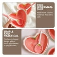 thumbnail image 2 of Heart Shaped Strawberry Bowl Spoon Decorative Tableware Ceramics Bowls Good Looking, 2 of 6