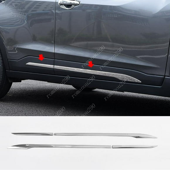 for Nissan Kicks 2018-2022 Stainless Chrome Side Door Body Molding Trims Cover