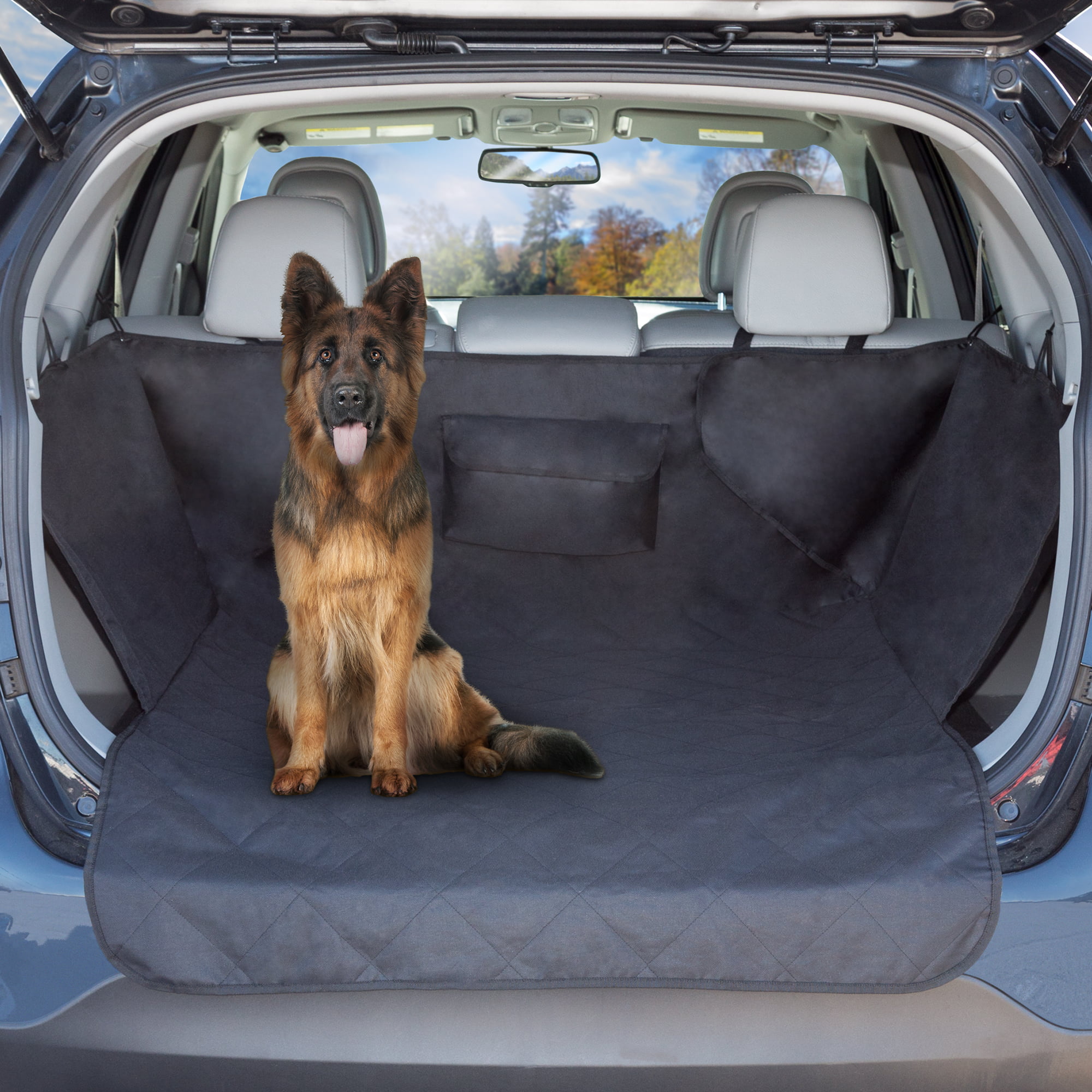 Petmaker Quilted Waterproof Dog Car Seat Cover, 67"L X 71"W X 0.13"H