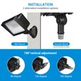thumbnail image 5 of DEWENWILS 34W LED Flood Lights, Super Bright 5000K LED Security Light for Garden, Yard, Garage, 5 of 9