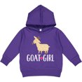 thumbnail image 2 of Inktastic Goat Girl Farm Animal Toddler Hoodie, 2 of 4