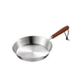 thumbnail image 4 of Luzkey Kitchen Stainless Steel Fry Pan Butter Melting Pot Cookware Anti Scald Handle Omelette Pan Egg Frying Pan for Rvs Home Travel Large, 4 of 8