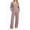 D Brown, variant on UVN Outfit Sets for Women Two Piece Sets Winter Casual Long Sleeve Tops and Long Pants Lounge Sets Ribbed Knit Pajama Sets with Pockets