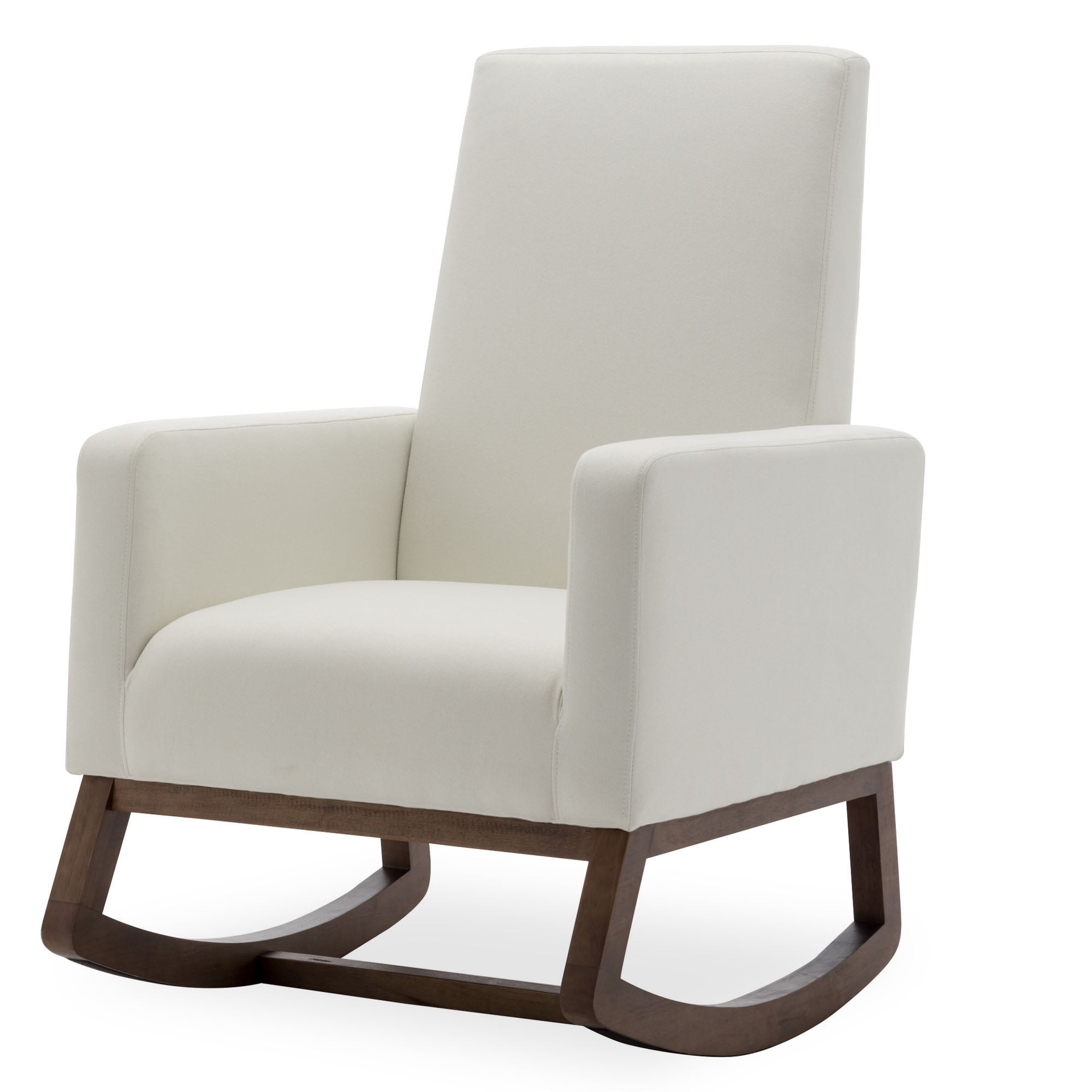 BELLEZE Modern Rocking Chair Upholstered Fabric High Back ...