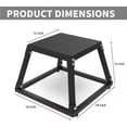 thumbnail image 3 of Kojooin Heavy-Duty Plyometric Jumping Boxes - Anti-Slip Steel Platforms for All Levels, 3 of 6