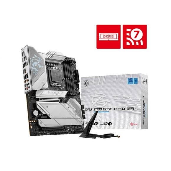 MSI INTEL ATX Gaming Motherboard, MPG Z790 EDGE TI MAX WIFI, LGA 1700, DDR5