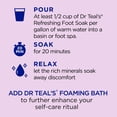 thumbnail image 6 of Dr Teal's Pure Epsom Salt Cooling Foot Soak with Peppermint & Baking Soda, 2 lbs, 6 of 6