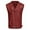Wine, variant on Wrtxtat Men's Leather Vest PU Biker Punk Vest Zippers Slim Fit Sleeveless Waistcoat Warm Midweighr Windproof Motorcycle Vest Wine XL