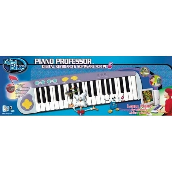 Digital Blue Piano Professor