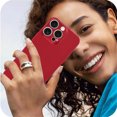 thumbnail image 5 of Allytechgroup Slim Case Compatible with iPhone 16 Pro, Hard PC Rugged Heavy Duty Durable Cover Case Shockproof and Anti-Scratch Back Cover for Apple iPhone 16 Pro, Red, 5 of 5