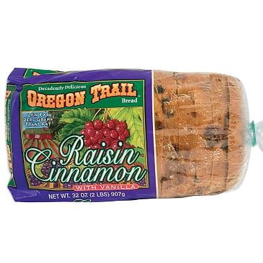 Hot Cinnamon Rolls - Oregon Trail Bread, Raisin Cinnamon w/ Vanilla (32 oz.)