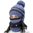 thumbnail image 1 of Birdeem Fashional Women Winter Warm Windproof Hat Scarf Masks Set for Outdoor, 1 of 6
