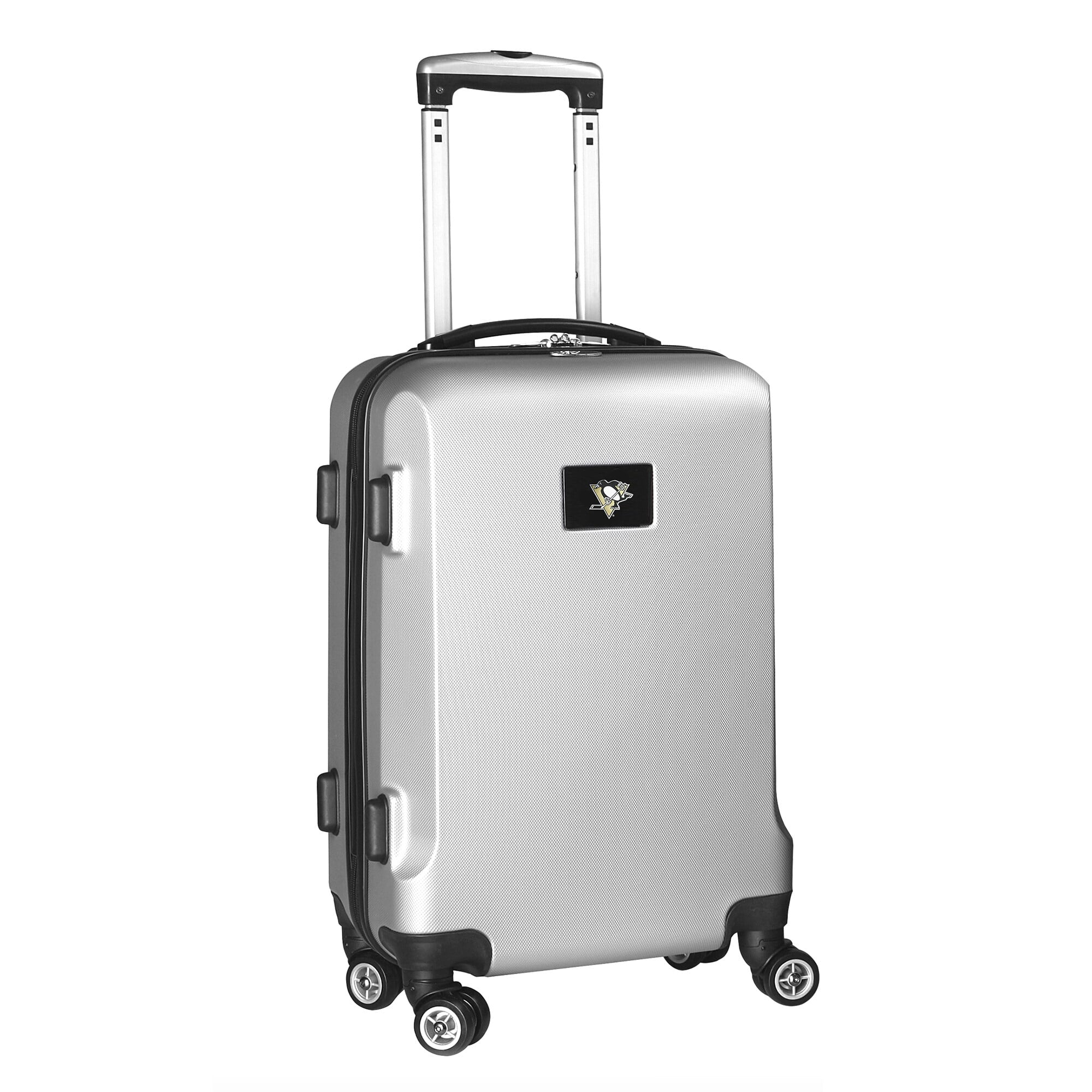 Pittsburgh Penguins 20" 8-Wheel Hardcase Spinner Carry-On - Silver