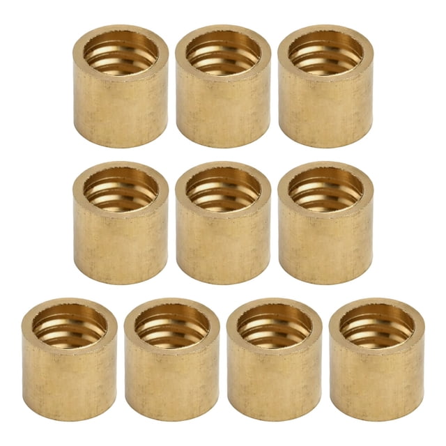 10 Pcs Embouts en Laiton pour Queue de Billard Outil de Réparation de Fuseaux de Snooker 9.5mm/10mm/10.2mm/10.5mm/10.7mm Embouts en Laiton pour Queue de Billard