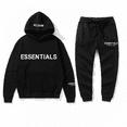 thumbnail image 2 of QIUPING Combinaison à Capuche, Pantalon à Manches Longues, Hip Hop, Unisexe, Pull à Capuche Roman, Combinaison à Capuche Alphabet, 2 of 4