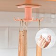 thumbnail image 1 of pitrice Rotating Hanging Utensil Holder Rotatable Hanger for Spoon Multifunctional Kitchen Hanging Holder, Pink, 1 of 7