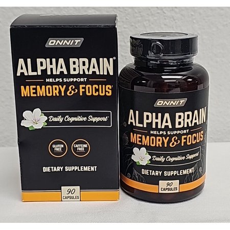 Onnit Alpha Brain Memory & Focus Nootropic- 90 Capsules