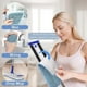 thumbnail image 5 of 18" Professional Microfiber Mop Floor Cleaning System, Flat Mop with Stainless Steel Handle, 4 Reusable Washable Mop Pads, 5 of 5