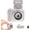 White, variant on Digital Camera with 1.4 in LCD Screen 1080P 32GB Card Base Monoreflexes Shaped CMOS Compact Portable Video Recorder Easy to Operate (White)